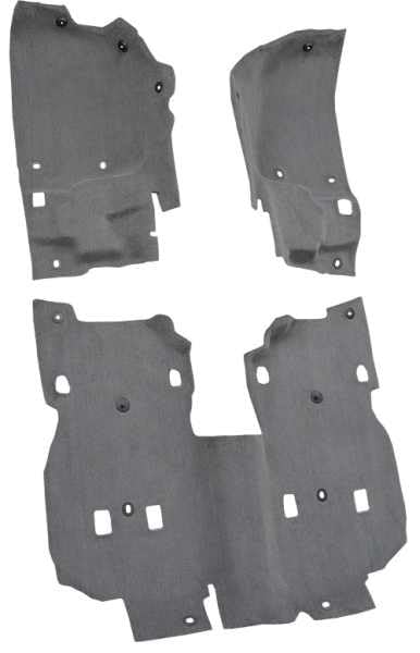 Automotive Carpet Compatible with 2018 to 2021 Jeep Wrangler, Passenger Area, 4 Door, JL