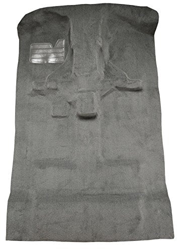 Replacement Auto Carpet Floor Liner - Molded Cutpile - fits 2004-2012 Chevrolet Colorado Crew Cab 2wd and 4wd (Black)