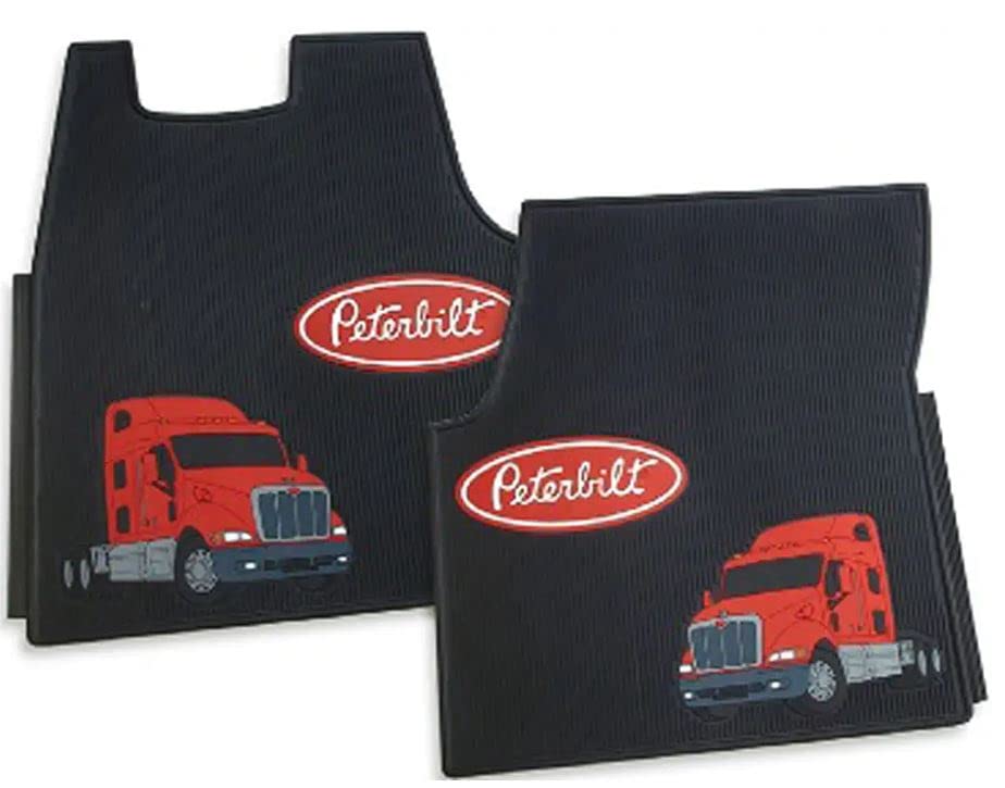 Peterbilt Motors 387 Models Black OEM Vinyl Rubber Floor Mats