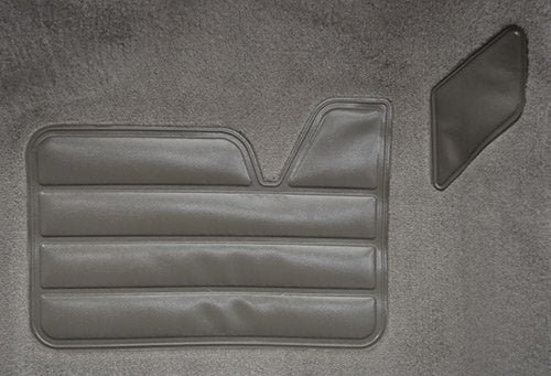 Replacement Auto Carpet Floor Liner - Molded Cutpile - fits 2004-2012 Chevrolet Colorado Regular Cab 2wd and 4wd (Ebony)