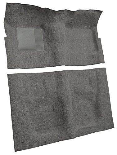 Replacement Auto Carpet Floor Liner - Molded Loop - fits 1963-1963 Ford Galaxie 2 Door Sedan Automatic Foot Wells Long Rear (Black)