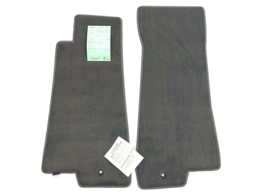 Lloyd Mats Compatible with Jaguar XK8- Carpet Floor Mats Gray Front Fits 1997-2006 (with 1 Grommet on Each Mat)