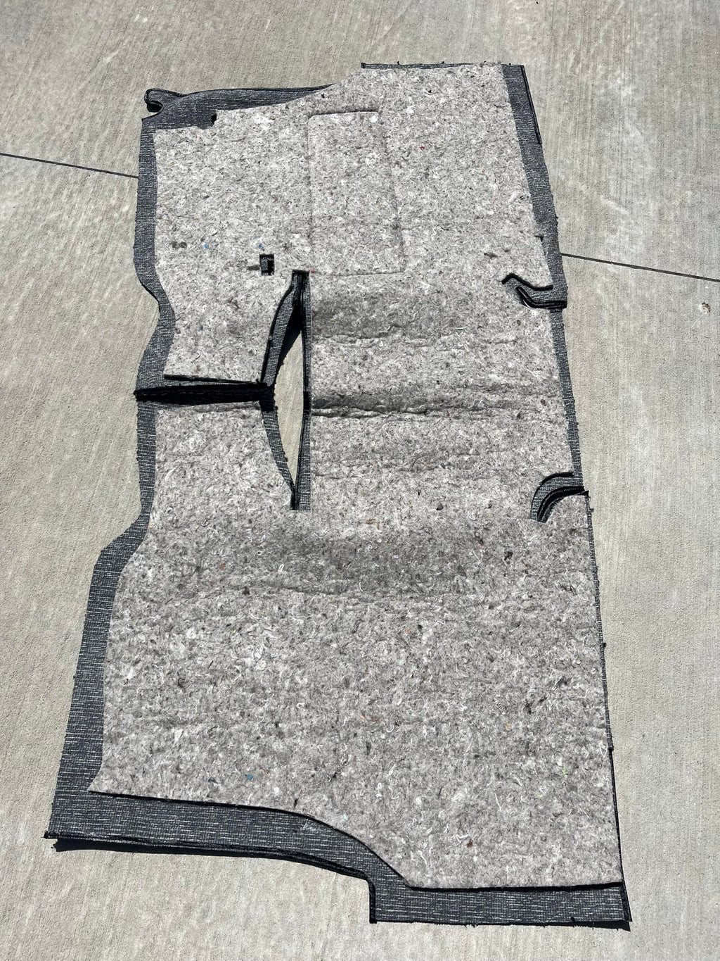 Black Loop Cut and Sewn Replacement Carpet Compatible with 1955 Chevy Bel Air 2 Door Hardtop with Bench Seat