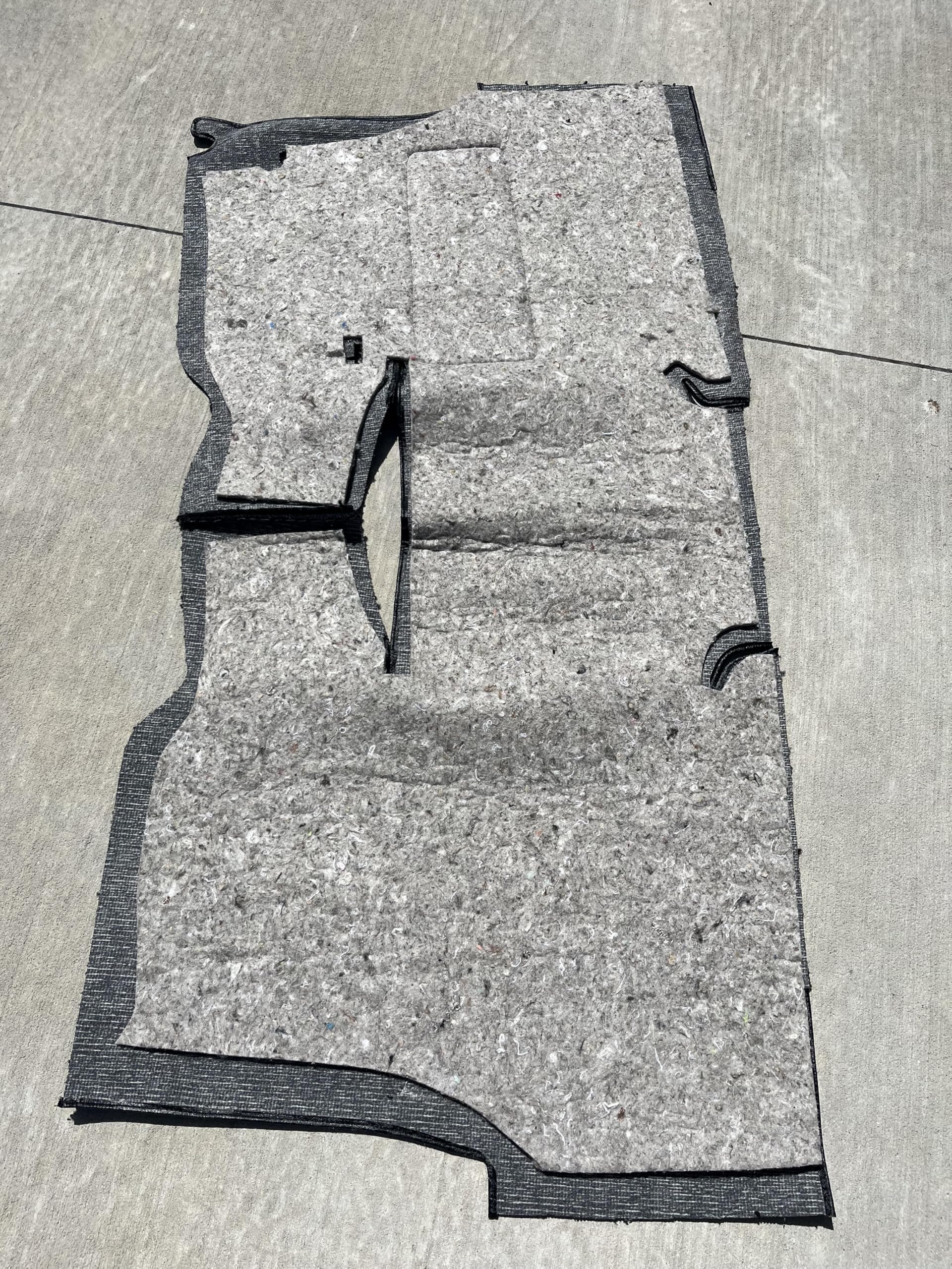 Black Loop Cut and Sewn Replacement Carpet Compatible with 1955 Chevy Bel Air 2 Door Hardtop with Bench Seat