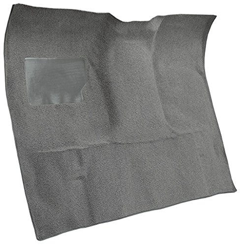 Replacement Auto Carpet Floor Liner - Molded Loop - fits 1965-1972 Ford F-100 Regular Cab 2WD Automatic 3 Speed w/Gas Tank in Cab Column Shift (Black)