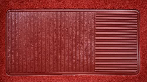Replacement Auto Carpet Floor Liner - Molded Cutpile - fits 1976-1981 Pontiac Firebird Automatic with Console Floor Shift (Black)