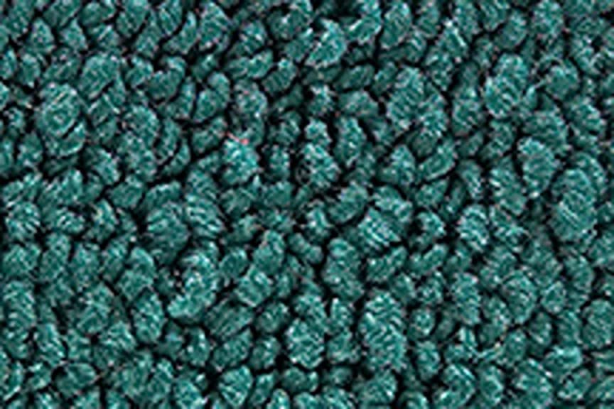 Replacement Auto Carpet Floor Liner - Molded Loop - fits 1965-1972 Ford F-100 Regular Cab 2WD Automatic 3 Speed w/Gas Tank in Cab Column Shift (Aqua)