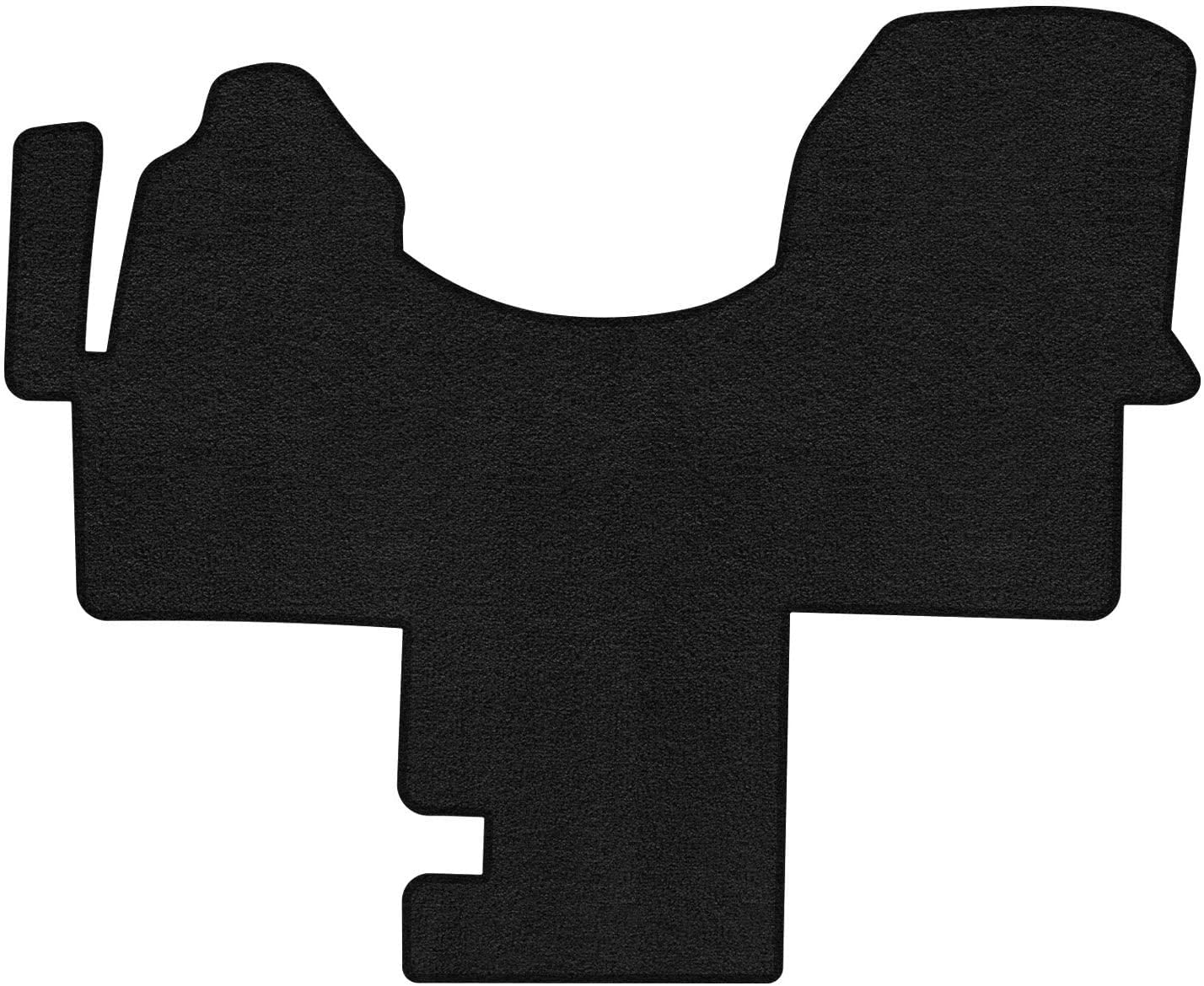 Downard Automotive Part Compatible with Mercedes Benz & Dodge Sprinter Van 1 Piece Front Carpet Floor Mat- Ebony - Fits 2007-2018 Without Code H00