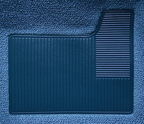 Replacement Auto Carpet Floor Liner - Molded Loop - fits 1967-1969 Chevrolet Camaro 1 Piece (Red)