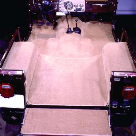 ACC Automotive Carpet Compatible with 1976 to 1986 Jeep CJ-7, Complete Kit
