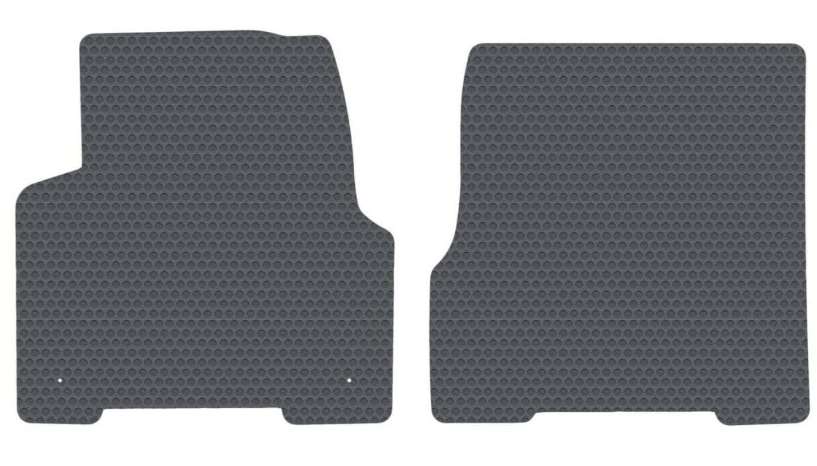 Lloyd Mats Compatible with Volvo Truck VNL VT Gray Rubbertite All-Weather 2 Piece Floor Mats Fits 2004-2018