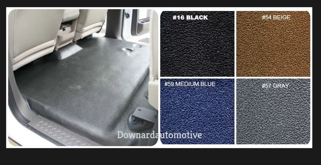 ACC Black Vinyl Replacement Flooring Compatible with 1978-1995 Chevrolet G20 Van - Passenger Area Coverage
