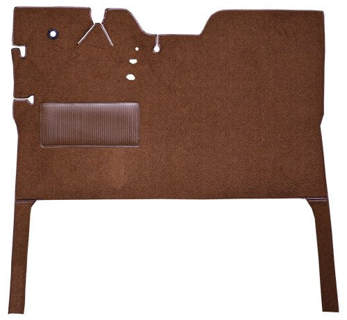 Auto Custom Carpets Replacement Auto Carpet Floor Liner - Cut and Sewn Loop - fits 1947-1954 Chevrolet Truck Regular Cab Front with Side Extensions (Black)