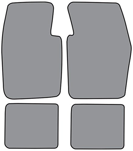 Carpet Floor Mats - Complete Die Cut Loop - fits 1964-1969 Plymouth Barracuda (Dark Brown)
