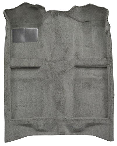 Auto Carpet Floor Liner - Passenger Area - Molded Cutpile - fits 1982-1993 Ford Mustang Coupe Hatchback (Black)