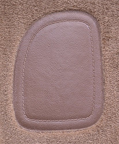 Replacement Auto Carpet Floor Liner - Molded Cutpile - fits 2009-2014 Ford F-150 Regular Cab (Almond)