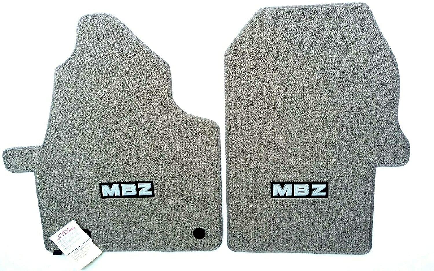 Lloyd Mats Compatible with 2019-2021 Mercedes Benz Sprinter Van - 2 Piece Gray or Black Front Custom Fit Carpet Floor Mats (Gray)