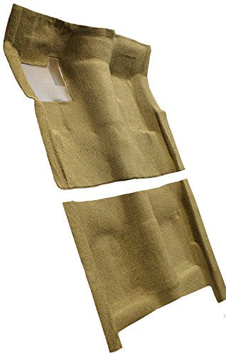 Replacement Auto Carpet Floor Liner - Molded Cutpile - fits 1974-1979 Chevrolet Nova 4 Door (Black)