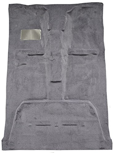 Replacement Auto Carpet Floor Liner - Molded Cutpile - fits 2005-2015 Toyota Tacoma Double Cab 4DR 2wd and 4wd (Black)