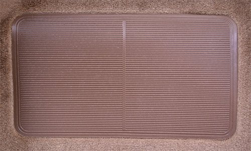 Replacement Auto Carpet Floor Liner - Molded Cutpile - fits 2005-2015 Toyota Tacoma Access Cab 2wd and 4wd with Rear Suicide Doors (Black)