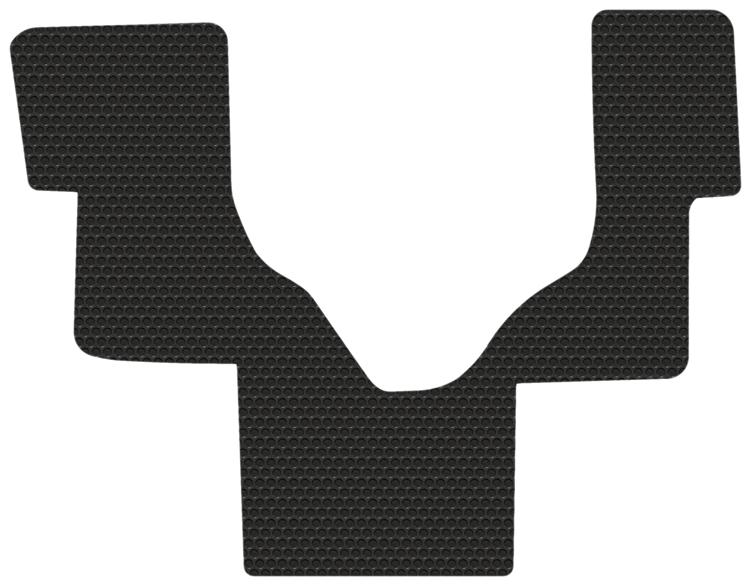 Downard Automotive Mat Compatible with Ford Econoline E-Series Vans - Custom Fit All-Weather Rubber 1 Piece Front Floor Mat Fits All 2006-2021 - Pick Color