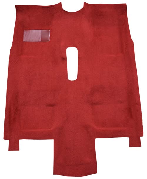 Replacement Auto Carpet Floor Liner - Molded Cutpile - fits 1976-1981 Pontiac Firebird Automatic with Console Floor Shift (Black)
