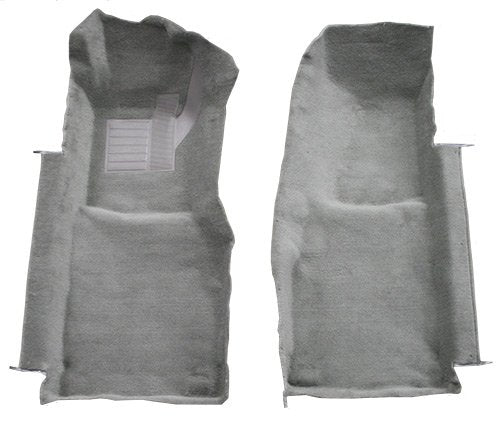 Molded Cutpile Front Carpet Flooring - fits 1978-1980 Chevrolet Corvette Front (Black)