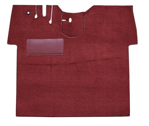 Complete Carpet Flooring Cut and Sewn Loop fits 1955-1958 Chevrolet Truck Regular Cab No Tunnel w/Gas Tank in Cab with Holes Cut and Sewn (Black)