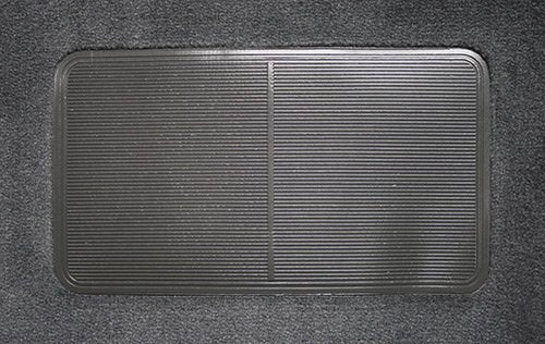 Replacement Auto Carpet Floor Liner - Molded Cutpile - fits 1984-1988 Toyota Pickup Extended Cab 2wd and 4wd (Charcoal)