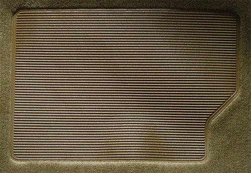 Replacement Auto Carpet Floor Liner - Molded Cutpile - fits 1980-1996 Ford F-150 Extended Cab 2WD Automatic Gas (Dark Gray)