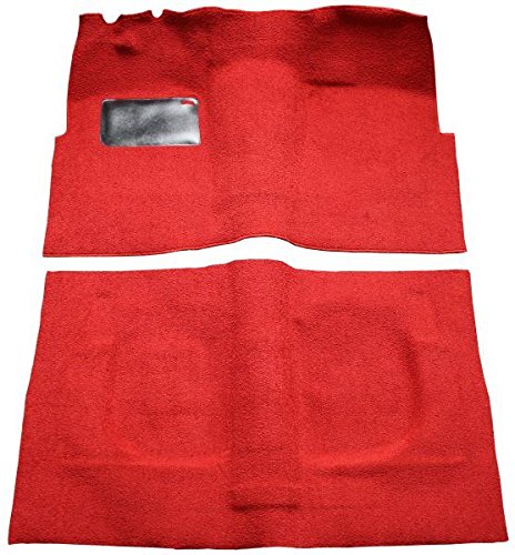ACC Carpet Kit Compatible with 1957 Ford Fairlane Sunliner, Convertible with Standard Seats (501-Black 80/20 Loop)