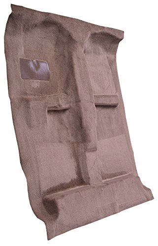 Replacement Auto Carpet Floor Liner - Molded Cutpile - fits 2005-2015 Toyota Tacoma Access Cab 2wd and 4wd with Rear Suicide Doors (Black)