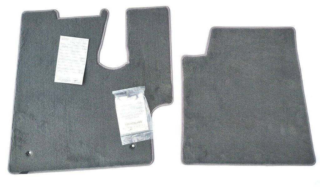 Lloyd Floor Mats Compatible with Kenworth Trucks 07/2005 & up-T600 660 800 W900 C500 2 Piece Smoke Gray Carpet Mats