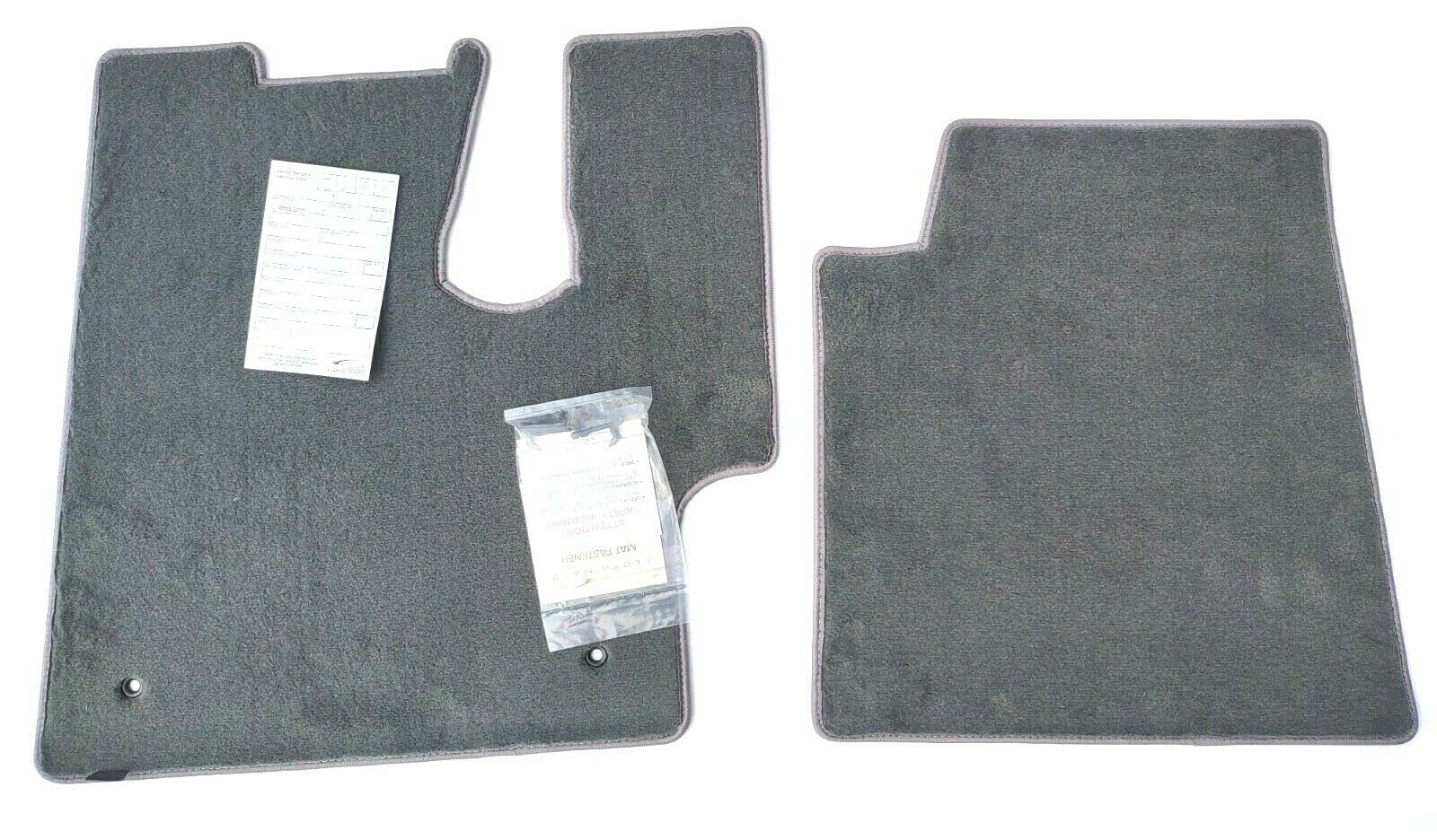Lloyd Floor Mats Compatible with Kenworth Trucks 07/2005 & up-T600 660 800 W900 C500 2 Piece Smoke Gray Carpet Mats