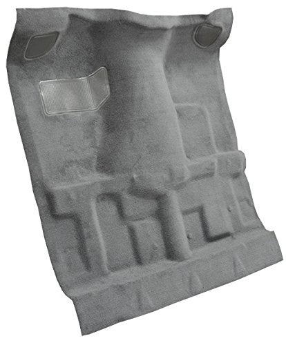Replacement Auto Carpet Floor Liner - Molded Cutpile - fits 1982-1993 Chevrolet S10 Regular Cab 2WD Automatic Manual (8046 Silver)