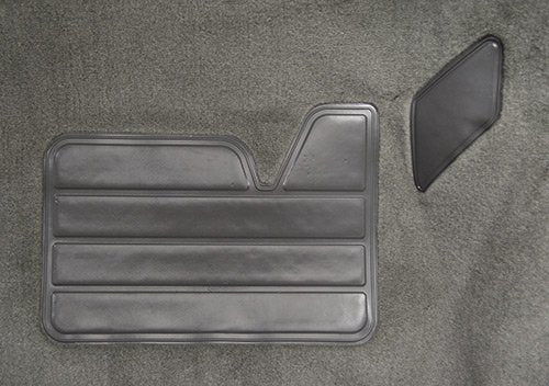 Replacement Auto Carpet Floor Liner - Molded Cutpile - fits 1995-1999 Chevrolet Tahoe 2 Door with Heat Vents Complete (Black)