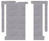 Lloyd Mats, Compatible With Toyota Sienna All-Weather Rubber Floor Mats 2nd & 3rd Seat - 8 Passenger|Fixed Front Console - 2pc Kit - Light Gray (2011 11 2012 12)