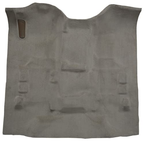 Auto Custom Carpet for 2014-2018 Chevrolet C1500 Truck, Standard Cab, OEM Like Gray Cutpile with Heelpad