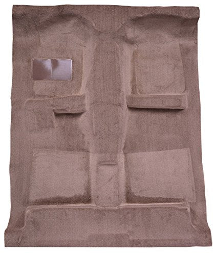 Replacement Auto Carpet Floor Liner - Molded Cutpile - fits 2005-2015 Toyota Tacoma Access Cab 2wd and 4wd with Rear Suicide Doors (Black)