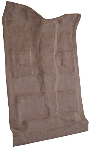 Replacement Auto Carpet Floor Liner - Molded Cutpile - fits 2007-2013 Chevrolet Silverado 1500 Crew Cab Automatic Manual Without Heel Pad 2wd and 4wd (Black)