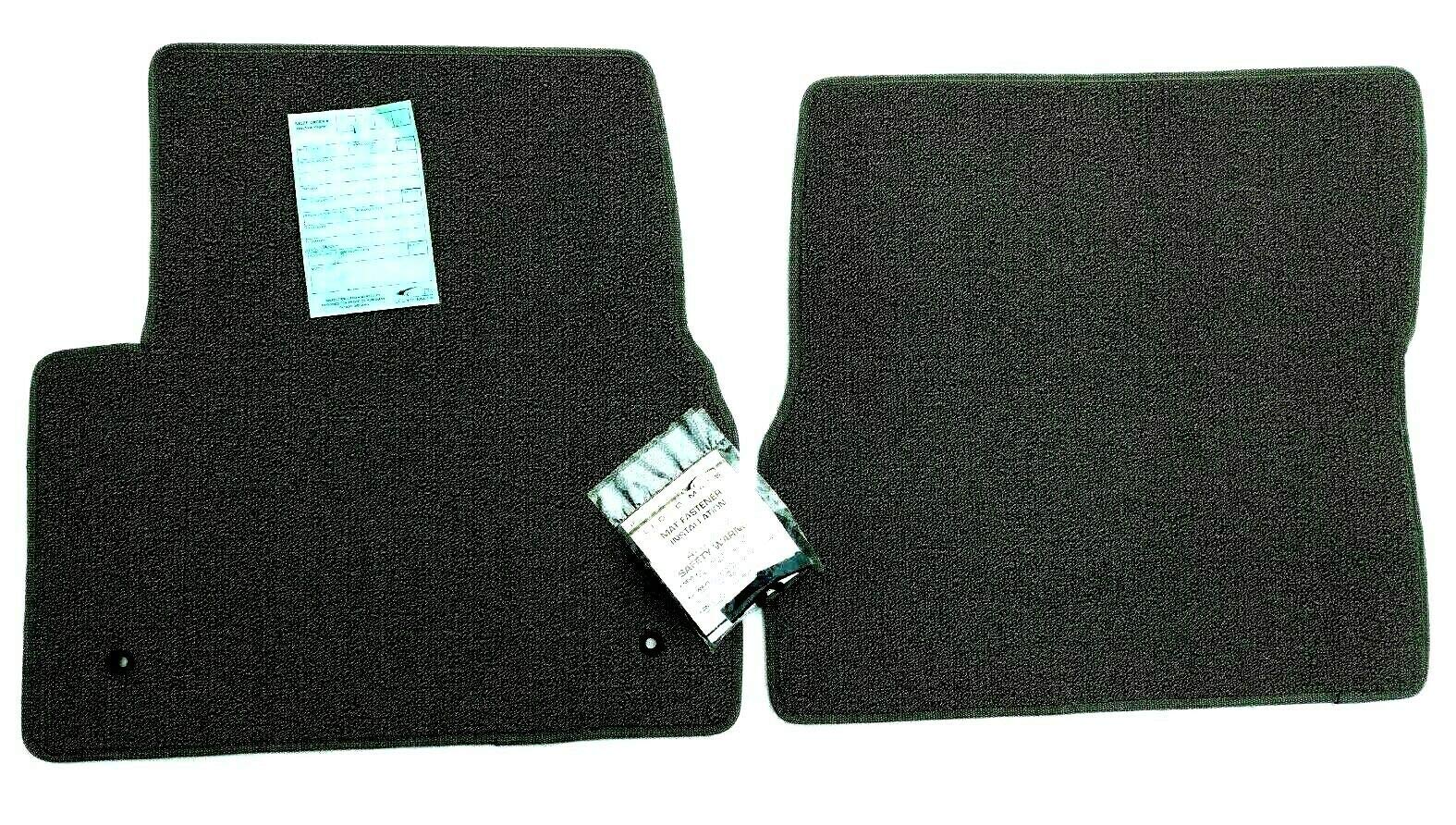 Downard Automotive Mats Compatible with Volvo Truck VNL, VT 2 Piece Black Front Carpet Floor Mats Fits 2004-2018