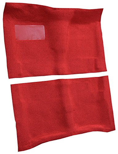 Replacement Auto Carpet Floor Liner - Molded Loop - fits 1964-1967 Oldsmobile Cutlass 2 Door Automatic (Black)