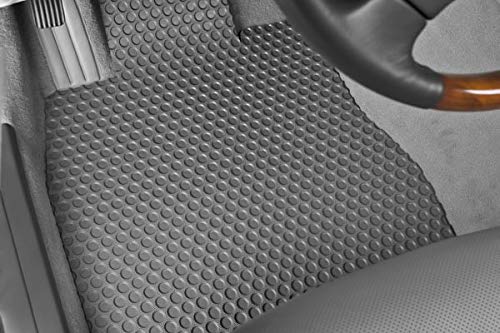 Lloyd Mats Compatible with - Ford Econoline 1992-1996 1 PC All-Weather Rubber Front Custom Fit Floor Mat for 150 250 350 & Club Wagon - Gray