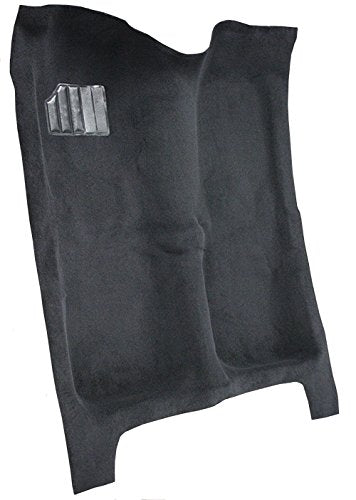 Auto Carpet Floor Liner - Passenger Area - Molded Cutpile - fits 1978-1987 Chevrolet El Camino (Black)