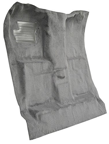 Replacement Auto Carpet Floor Liner - Molded Cutpile - fits 2004-2008 Ford F-150 Regular Cab Automatic Manual with Rear Access Doors (Silver)